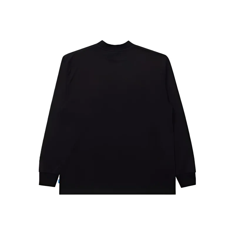 UNDEFEATED SS23 Crew Neck Long Sleeved T Shirt Unisex Black-1