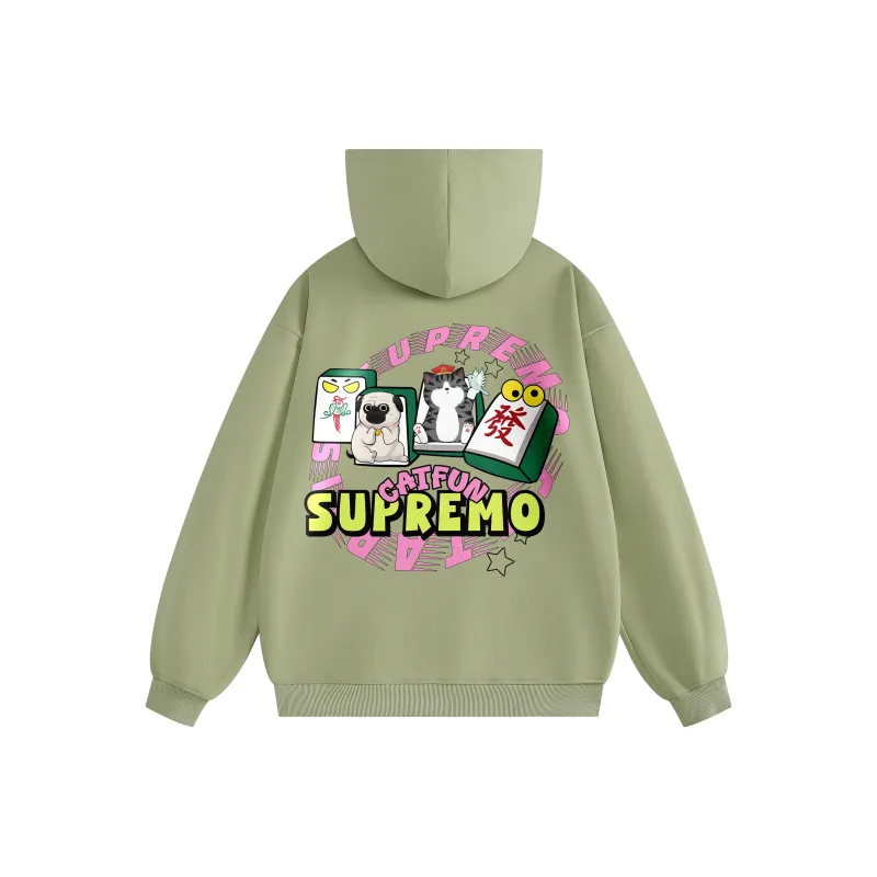Supremo Cat Sweatshirts Unisex-14