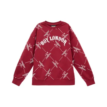 Boy London Sweatshirt Unisex Red