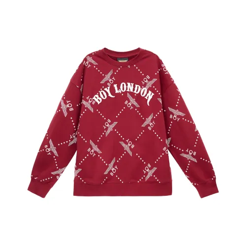 Boy London Sweatshirt Unisex Red