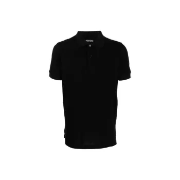 TOM FORD Short sleeved Cotton Polo Shirt