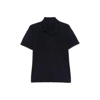 Homme Plissé Issey Miyake Pleated Polo Shirt
