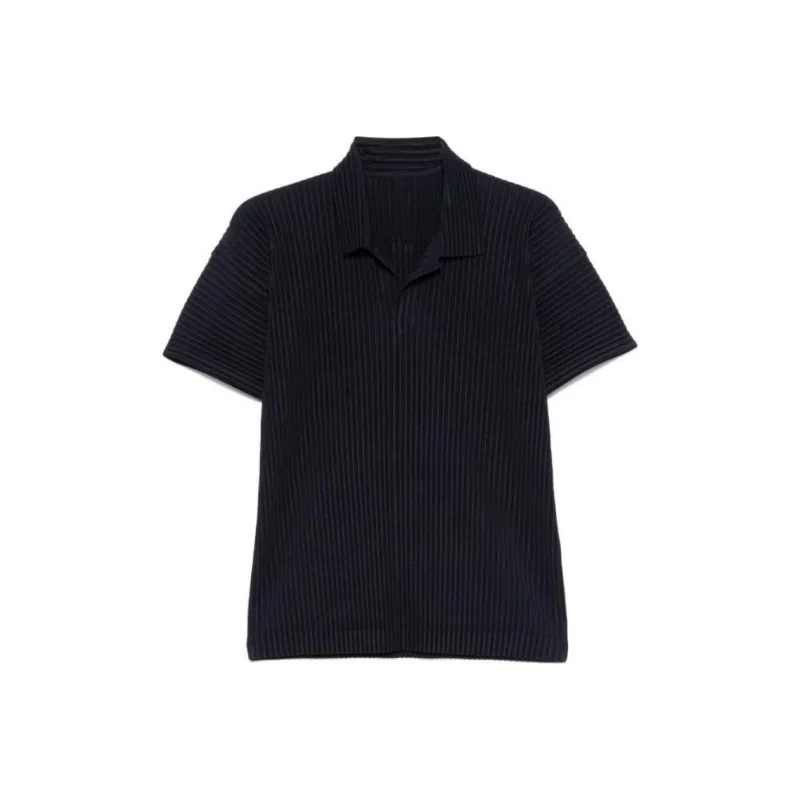 Homme Plissé Issey Miyake Pleated Polo Shirt-0