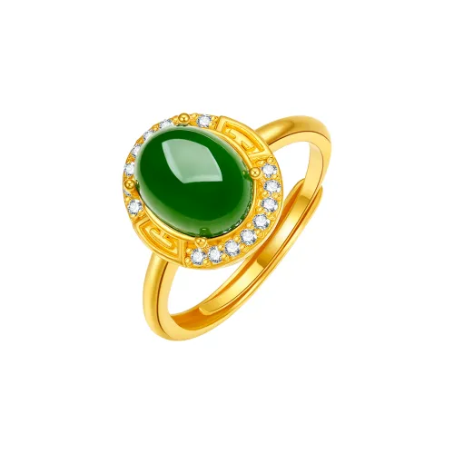 Zhi Yu Yun Xiang Rings Jasper Women's