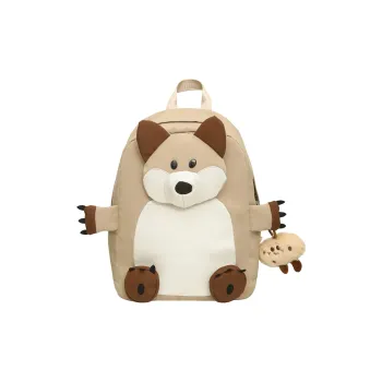 GOBLIN SHARKS 1759 Nylon Backpack Regular Unisex Khaki/Black/Orange
