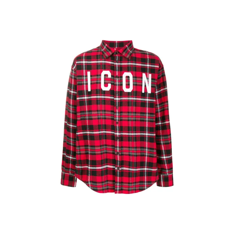 DSQUARED 2 Shirts Men Red-0