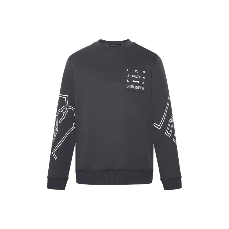 LESS IS MORE Sweatshirt Men's Smoke Gray-0