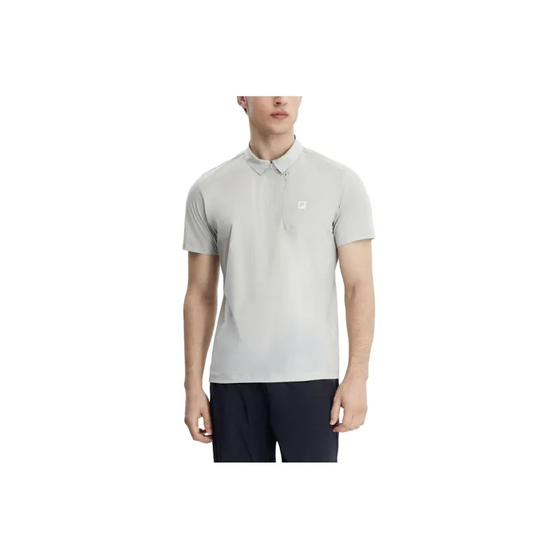 FILA Polo Shirts Men Light Purple Gray-0