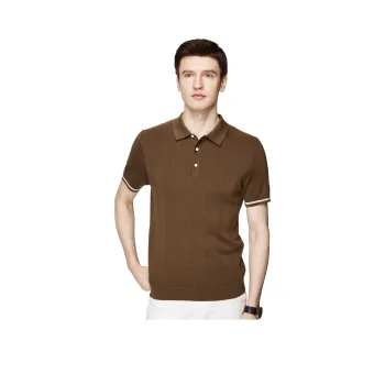 FIRS Polo Shirt Men's Smoke Brown