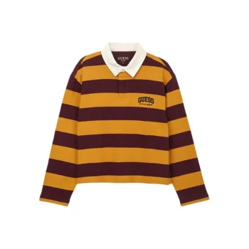 GUESS Polo Shirt Unisex Mustard Yellow