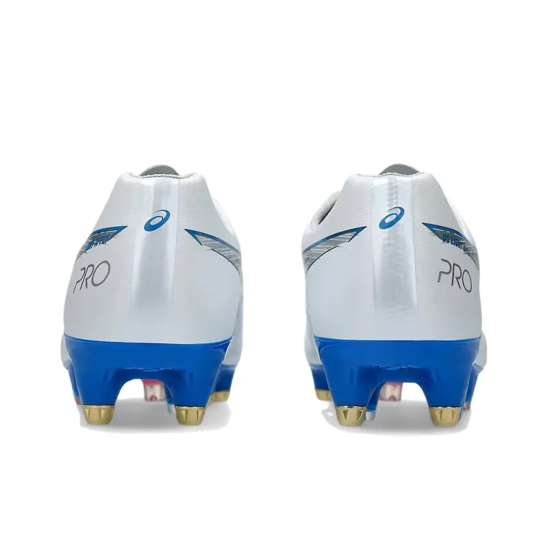 Asics DS LIGHT X FLY PRO 3 Anti Slip Wear Resistant Soccer Shoes Men's White Blue-5