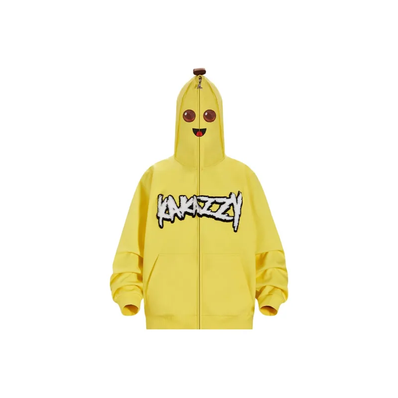 KAKAZZY Sweatshirts Unisex Yellow-0