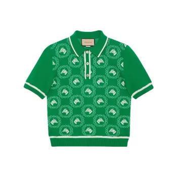 GUCCI SS23 Polo Shirt Men's Green