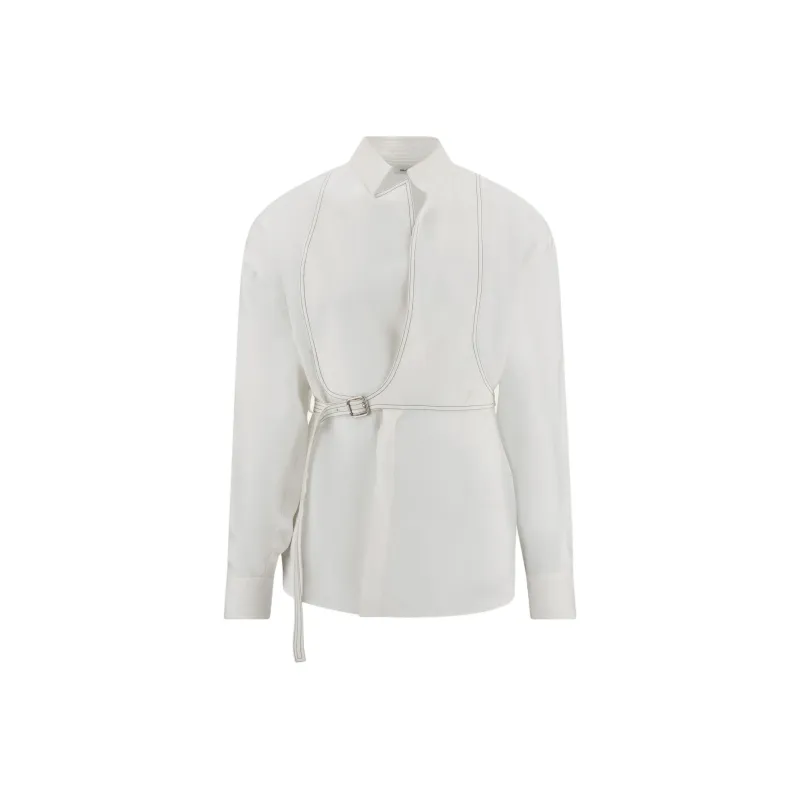 Ferragamo Shirts Men White-0