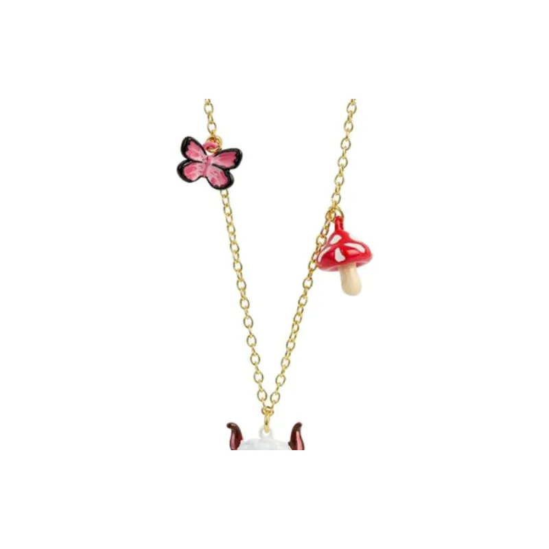 LES NEREIDES Brass Necklaces Women's White-1