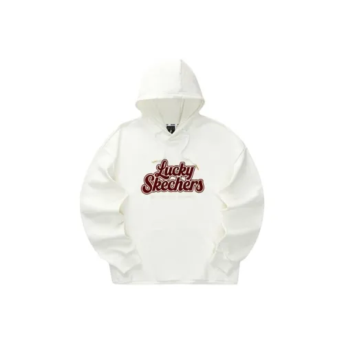 Skechers Devils Blade Co titled Series Sweatshirts Unisex Marshmallow White/0074