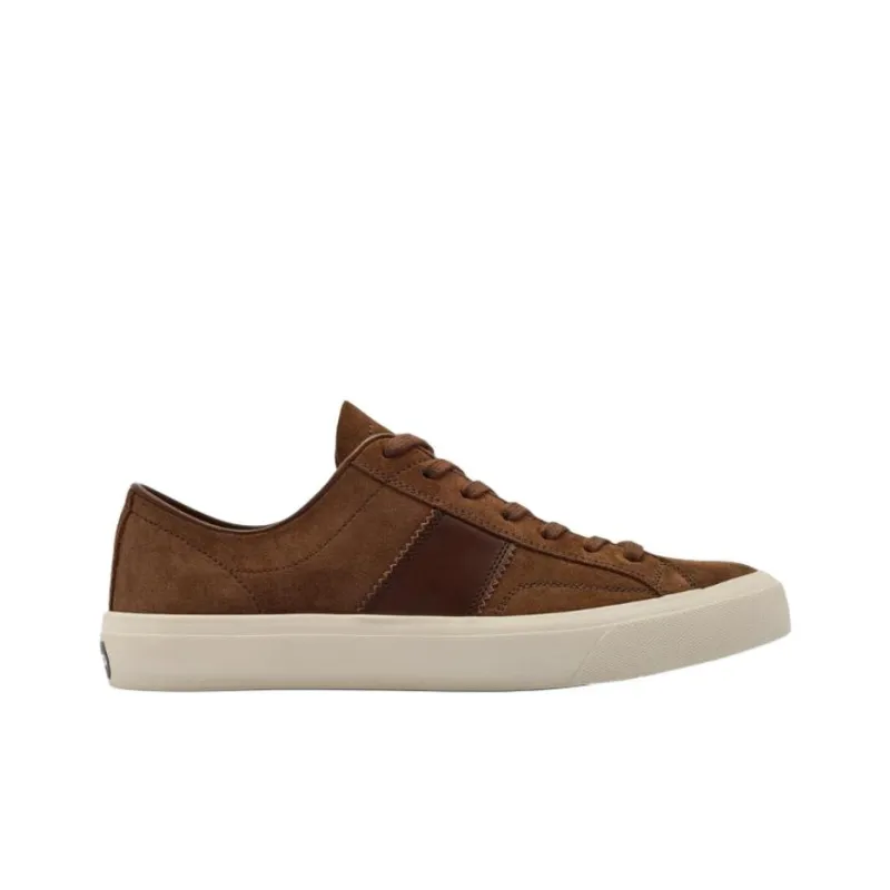 TF Cambridge Low Top Skateboard Shoes Men's Brown-1