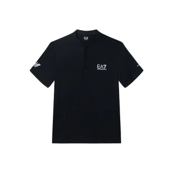 EMPORIO ARMANI Straight Hem Short Sleeved Polo Shirt