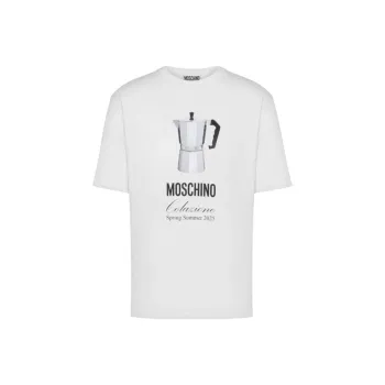 MOSCHINO Slogan print T shirt