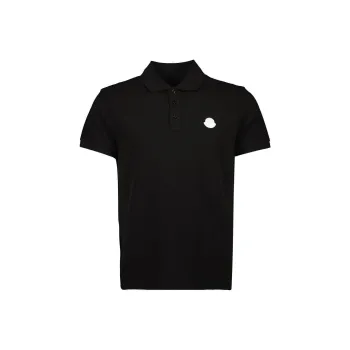 Moncler Logo Patch Short Sleeved Polo Shirt
