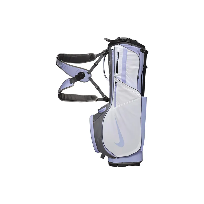 Nike Polyester Golf Bag Crossbody Bag Shoulder Bag Unisex White/Purple-0