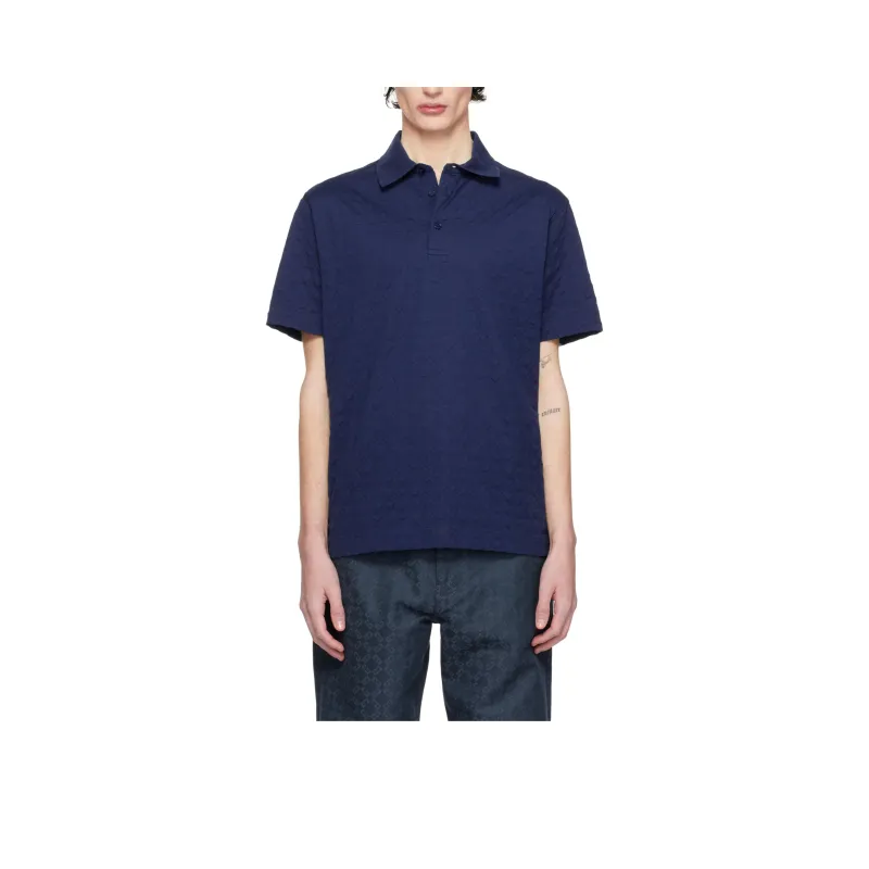 Givenchy 4G Jacquard Short Sleeved Polo Shirt-0