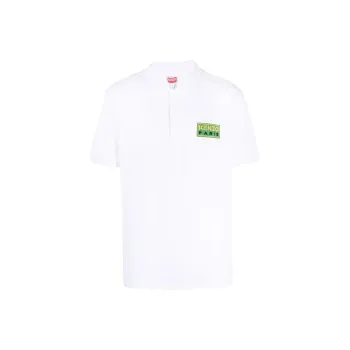 KENZO Logo Patch Short-Sleeved Polo Shirt