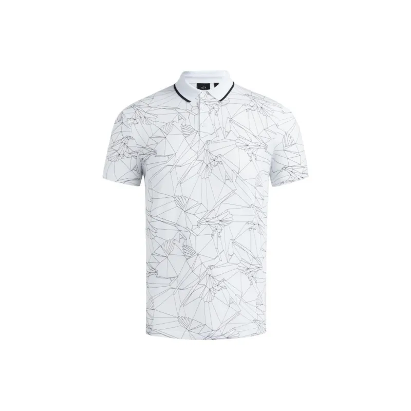ARMANI EXCHANGE Polo Shirts Men White-0