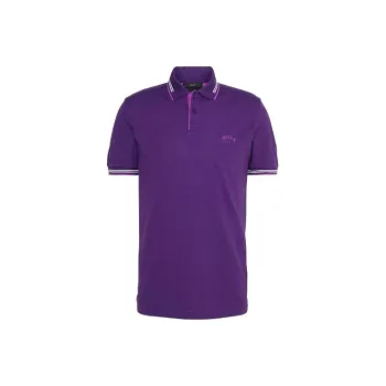HUGO BOSS Polo Shirts Men Purple