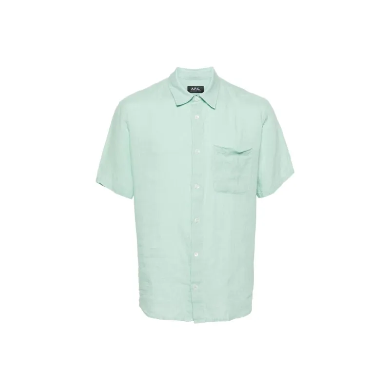 A.P.C Bellini Linen Shirt-0