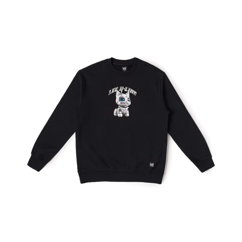 Lee FW24 Sweatshirt Unisex Black-0