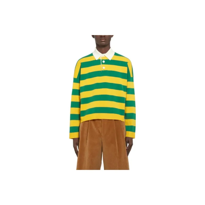 GUCCI Polo Shirts Men Green-0