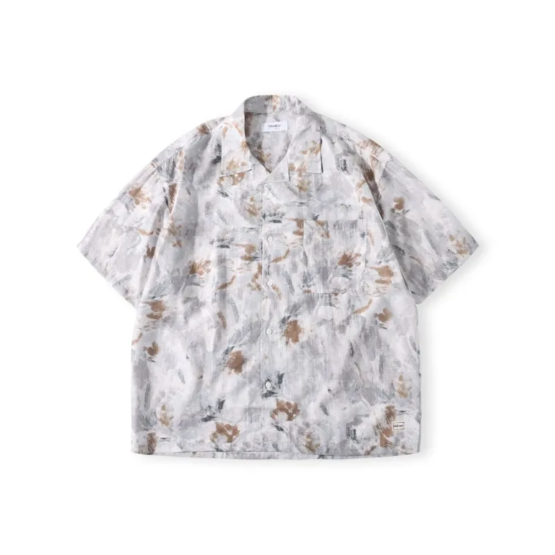 TEKABLU Shirt Unisex Ink Wash White-0