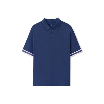 Skechers Polo Shirt Men's Medieval Blue