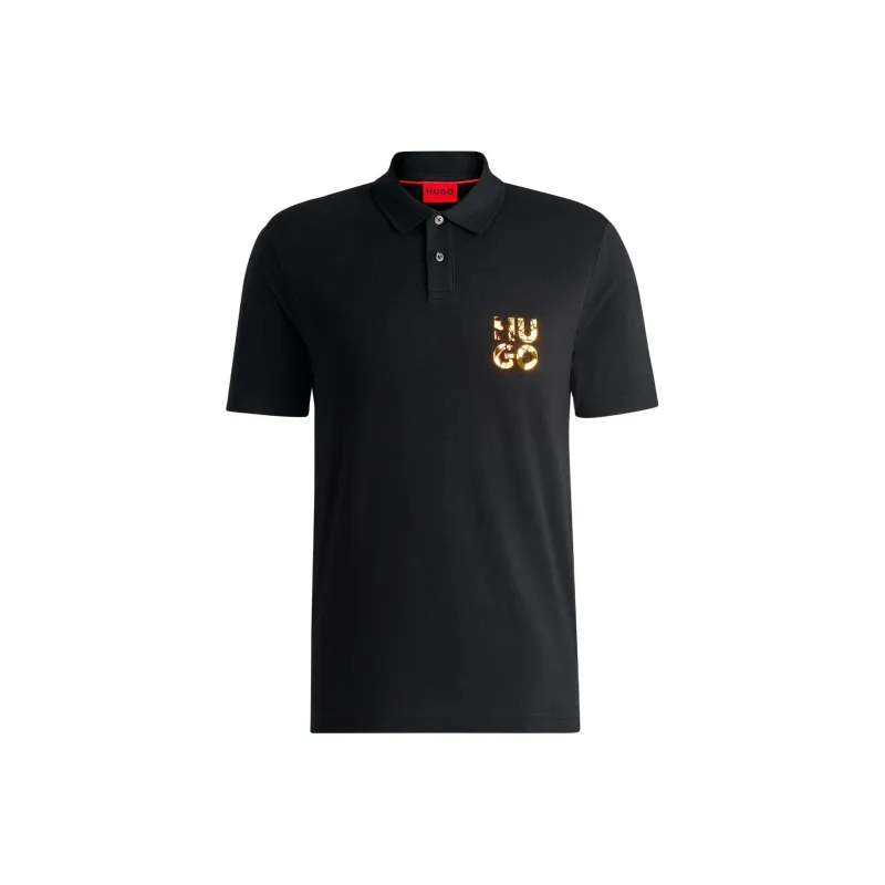 HUGO BOSS Logo print Polo Shirt-0