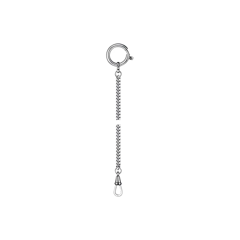 TISSOT Mechanical Movement Manual Mechanical Movement Stainless Steel Case Pocket Watch 49mm Unisex White-4