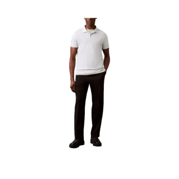 CALVIN KLEIN Polo Shirt Men's Cool White