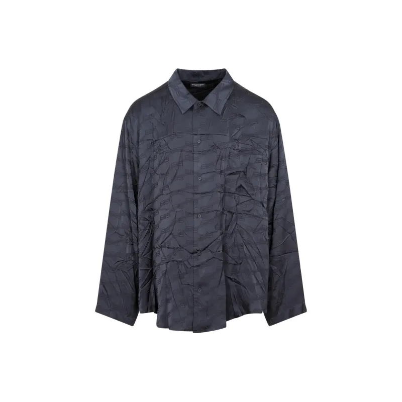 Balenciaga Long Sleeve Minimal Shirt-0