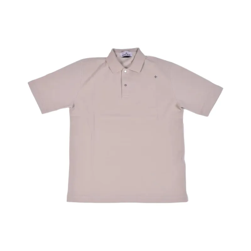 STONE ISLAND STONE ISLAND STELLINA Series Polo Shirt Men's Beige-0