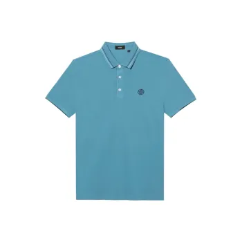 RARE Polo Shirts Men Blue