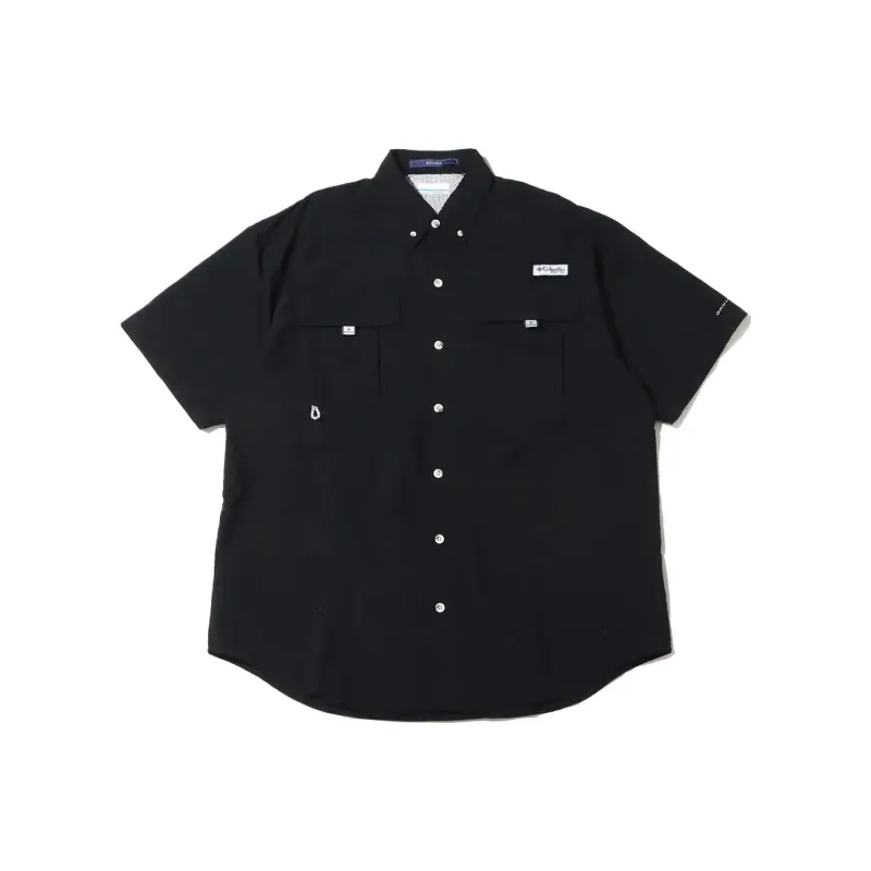 Columbia Fishing Collection City Outdoor Collection Shirt Men's Black-0