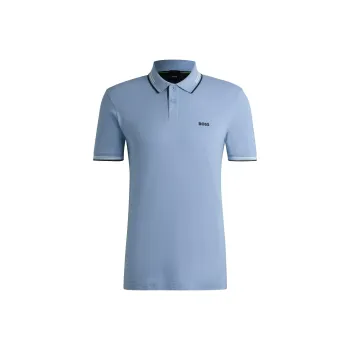 HUGO BOSS Polo Shirt Men's Light Blue