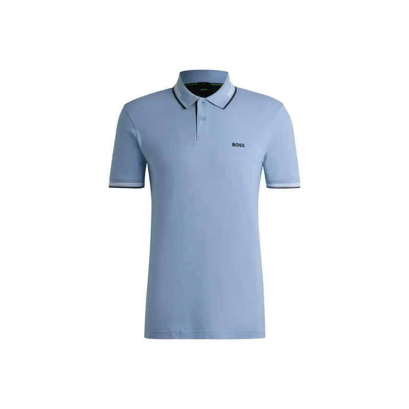 HUGO BOSS Polo Shirt Men's Light Blue-0