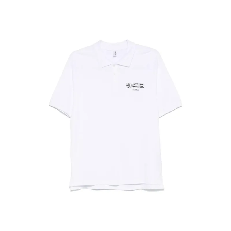 MOSCHINO Logo print Polo Shirt-0