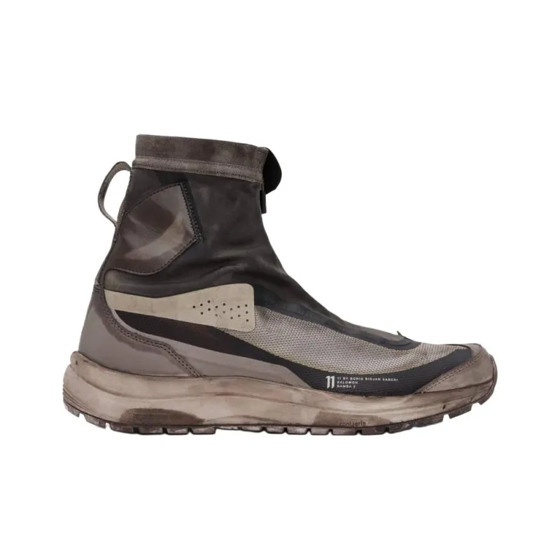 SALOMON x 11 BY BORIS BIDJAN SABERI Bamba 2 High Top Casual Shoes Men's Taupe-1