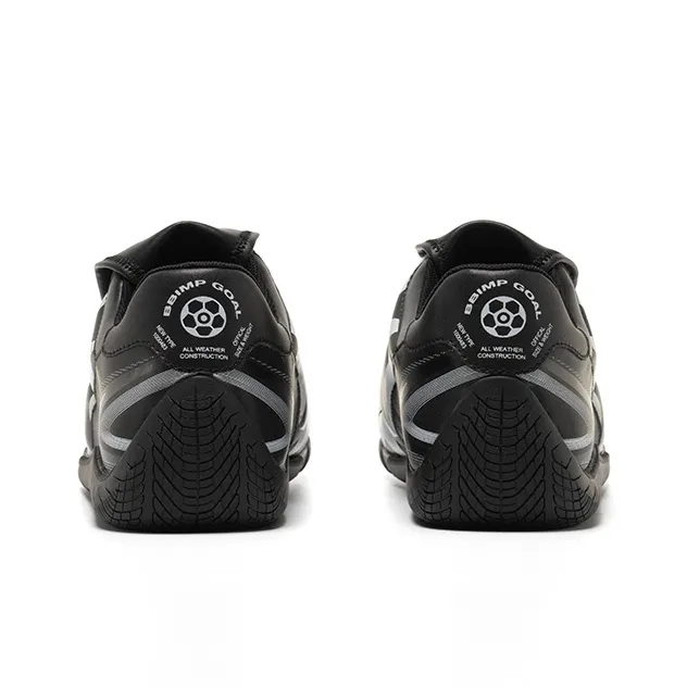BBIMP Anti Slip Wear Resistant Low Top Casual Shoes Unisex Black-3