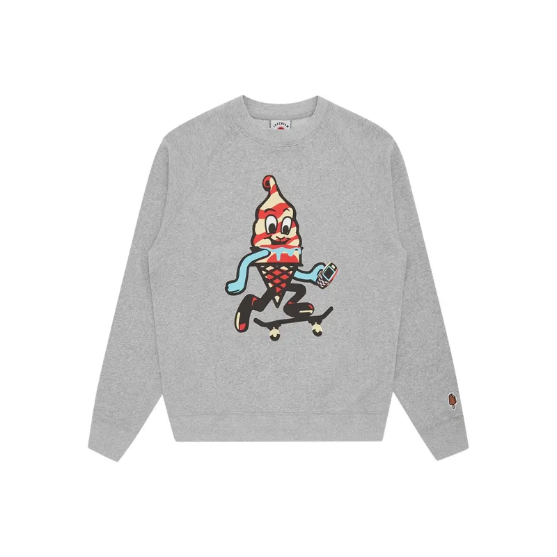 Ice Cream Graphic print Cotton Jumper-0