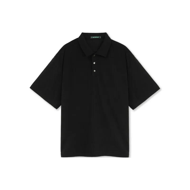 BD.POWER UP+ Polo Shirts Unisex Black-0