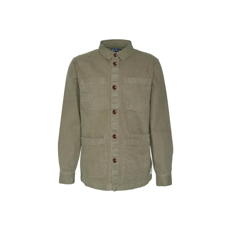 BARBOUR Chesterwood Overshirt Shirt Men's Green-0