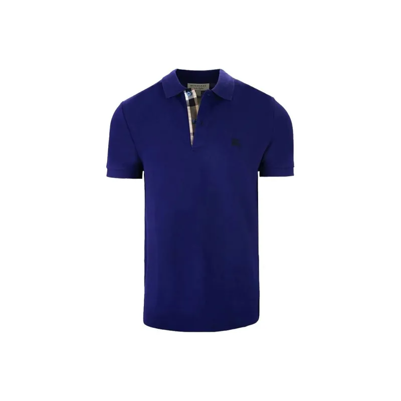Burberry Oxford Logo Embroidered Polo Shirt-0